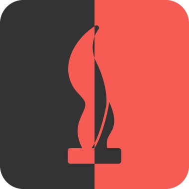 beyaz arkaplanda siyah simge izole edildi