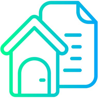 Ev. Web simgesi basit illüstrasyon