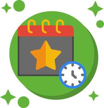 Alarm saat vektör simgesi