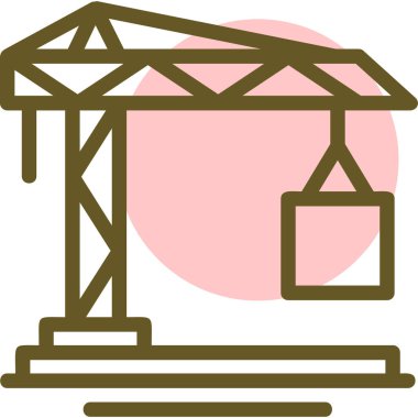 Bir binanın vektör illüstrasyonu