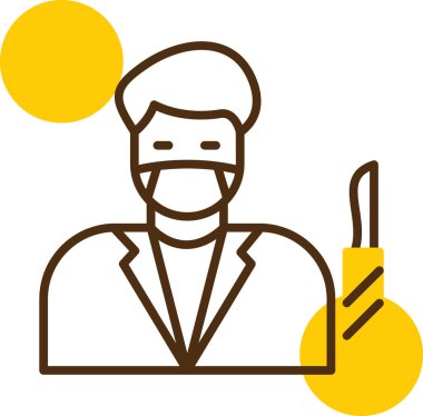 Doktor Simge vektör illüstrasyonu