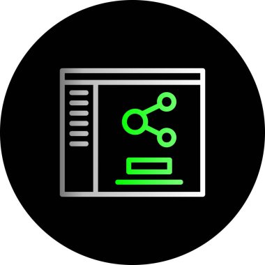 grafik simgesi, vektör illüstrasyonu