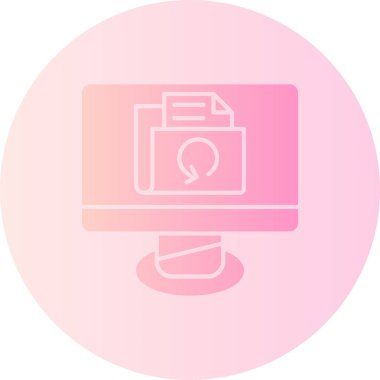 seo modern simgesinin vektör illüstrasyonu