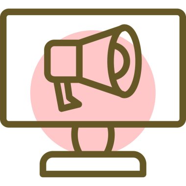 Kamera. Web simgesi basit illüstrasyon