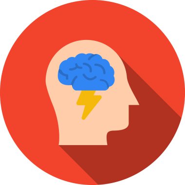 fikir simgesi, vektör illüstrasyonu