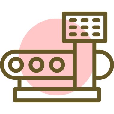 Kahve. Web simgesi basit illüstrasyon