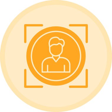 kullanıcı. Web simgesi basit illüstrasyon