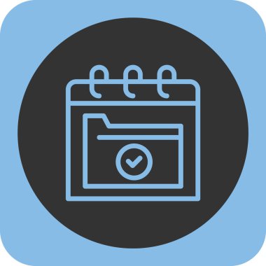 Kontrol listesi izole edilmiş vektör simgesi soyut simgesi