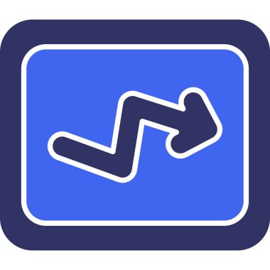 ok simgesi vektör illüstrasyonu