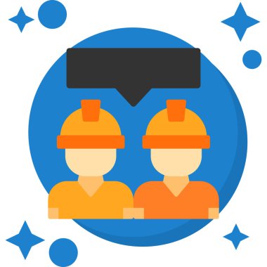 Mühendis inşaat endüstrisi simgesi