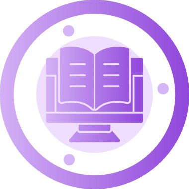 kitap simgesi vektör illüstrasyonu