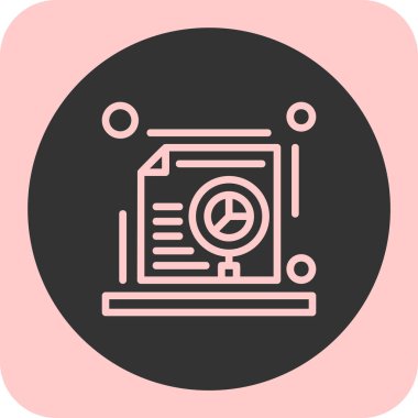 seo modern simgesinin vektör illüstrasyonu