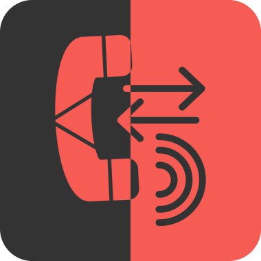 Bir telefonun vektör illüstrasyonu