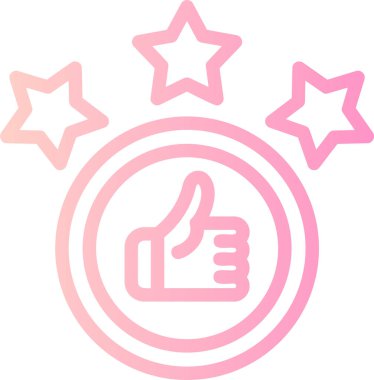 başparmak yukarı simgesi, basit tasarım illüstrasyonu