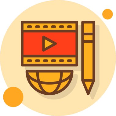 Eğitim simgesi vektör illüstrasyonu