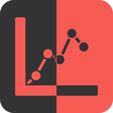 iş grafiği vektör simgesi