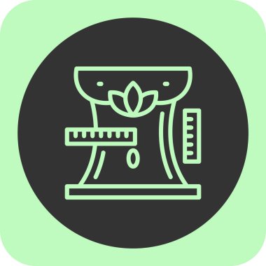 Modern simgenin vektör illüstrasyonu