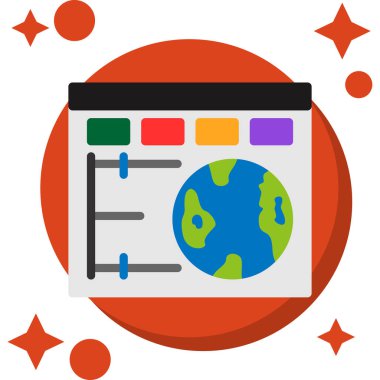 küresel İnternet pazarlama simgesi