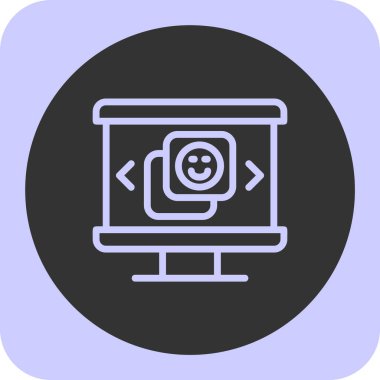 Seo simgesinin vektör illüstrasyonu