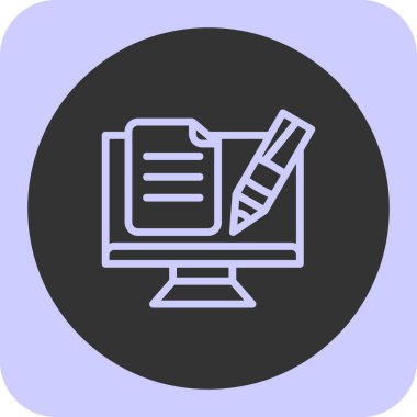 Web simgesi vektör illüstrasyonu