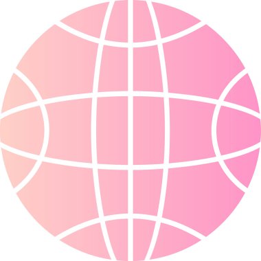 Pembe arkaplanın vektör çizimi