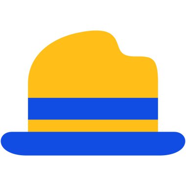 yaz şapkası vektör simgesi