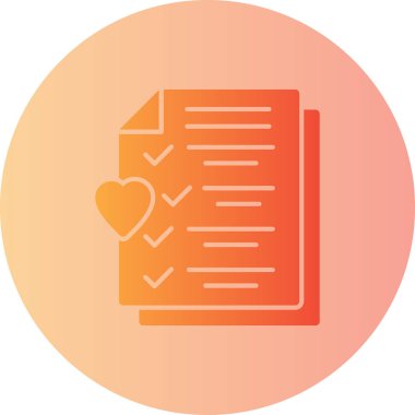 Belge. Web simgesi basit illüstrasyon