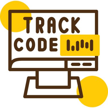 kod kodlama vektör simgesi