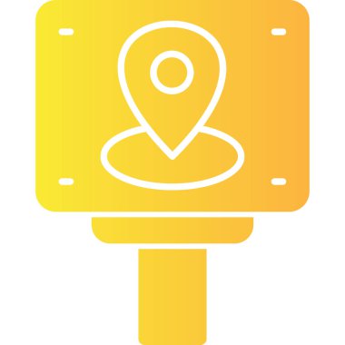 konum haritası konumu simgesi - taslak biçimi