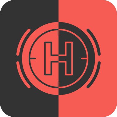 Modern bir simgenin vektör illüstrasyonu