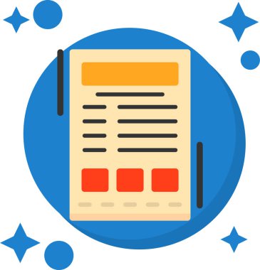 iş sözleşmesi belge simgesi - taslak biçimi