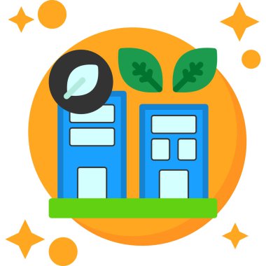 Yeşil yapraklı ve çiçekli ev