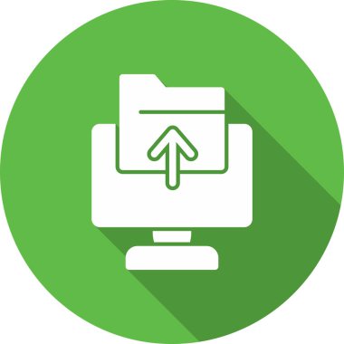 dosya vektör dairesi modern simge tasarımı