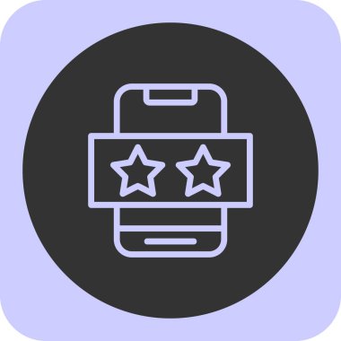 Moda biçimi arka grubunda yıldız simgesi