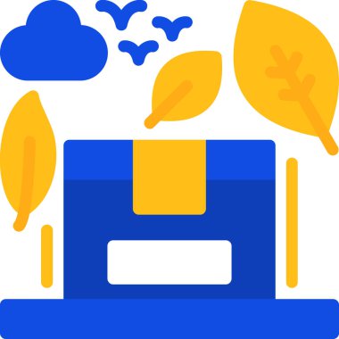 Sonbahar yaprakları simgesi