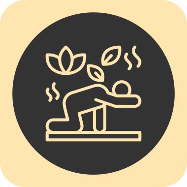 Bir ağaç simgesinin vektör illüstrasyonu