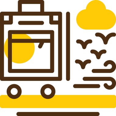 Yemek. Web simgesi basit illüstrasyon