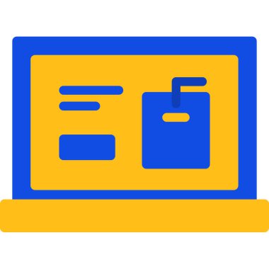 Dizüstü web simge vektör