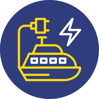 Güç. Web simgesi basit illüstrasyon