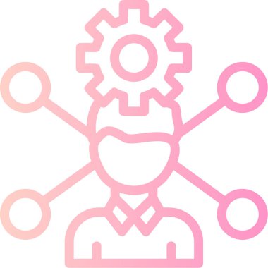 Vites takımı. Web simgesi basit illüstrasyon