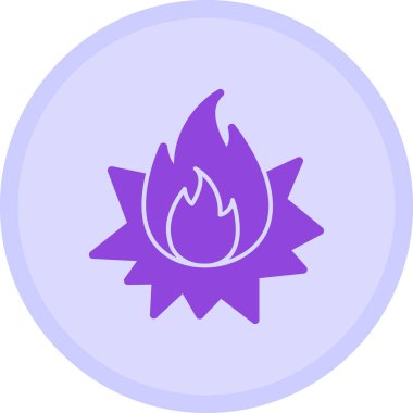 Alevler. Web simgesi vektör illüstrasyonu