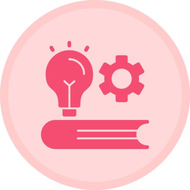 İçinde teçhizat olan ampul. vektör illüstrasyonu