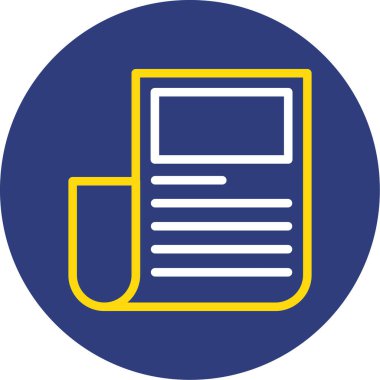 Kitap. Web simgesi basit illüstrasyon