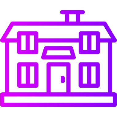 ev simgesi vektör illüstrasyonu