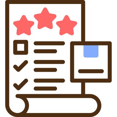 Geri bildirim. Web simgesi basit illüstrasyon