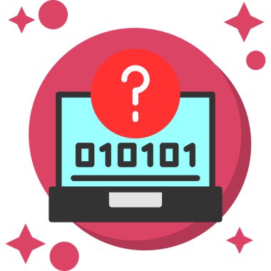 Soru işareti uzun gölgeli düz simge, 10 Pound