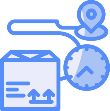 konum GPS haritası simgesi - taslak biçimi