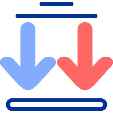 Oklar. Web simgesi basit illüstrasyon