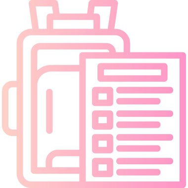 Kitap. Web simgesi basit illüstrasyon