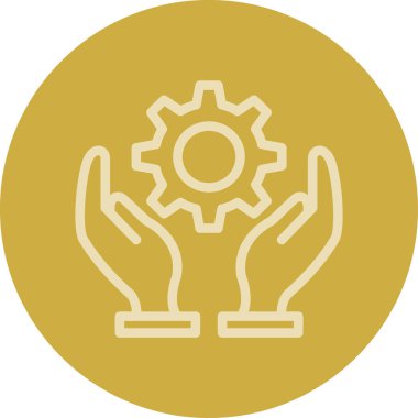 Modern oto tamir simgesinin vektör illüstrasyonu